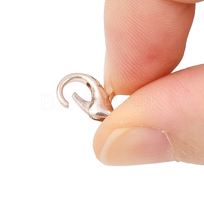 Zinc Alloy Lobster Claw Clasps X-E105-RG-1