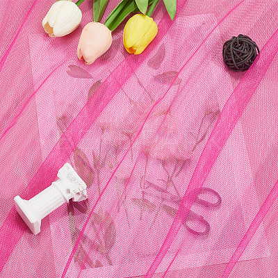 Polyester Mesh Fabric DIY-WH20009-40K-1