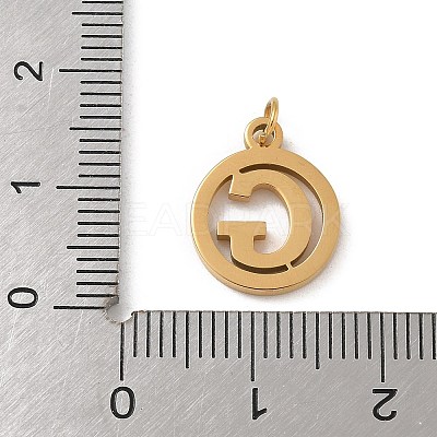 304 Stainless Steel Charms
with Jump Ring LS-STAS-R001-02G-G-1