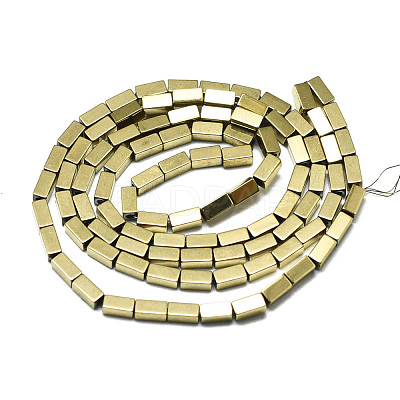 Electroplate Non-magnetic Synthetic Hematite Beads Strands G-S352-41A-01-1