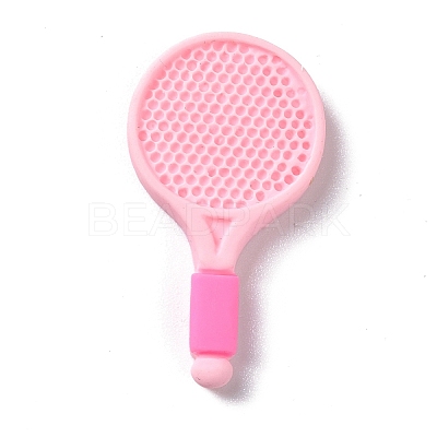 Opaque Resin Accessories Ornaments Resin Racket Cabochons X-RESI-B013-01-1