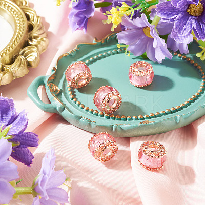 5Pcs Alloy European Beads MPDL-TADJ0001-02D-1