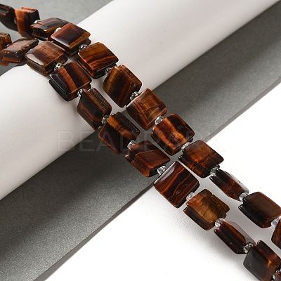 Natural Red Tiger Eye Beads Strands G-L596-A01-A01-1