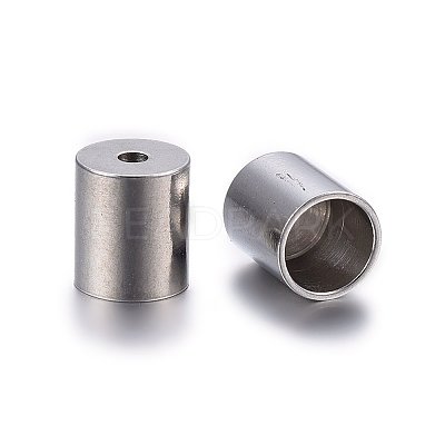 Tarnish Resistant 304 Stainless Steel Cord Ends X-STAS-H467-09P-6mm-1