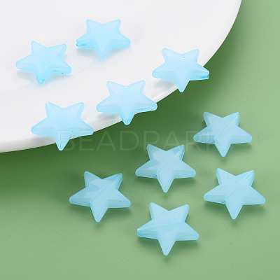 Imitation Jelly Acrylic Beads MACR-S373-90-E08-1