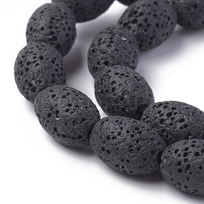 Natural Lava Rock Beads Strands G-F671-03A-11-1