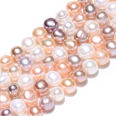 Natural Cultured Freshwater Pearl Beads Strands PEAR-T003-10D-1