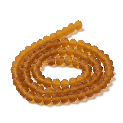 Transparent Glass Beads Strands EGLA-A034-T4mm-MD02-1