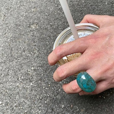 Resin Finger Rings FS-WG9D1BF-02-1