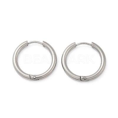 202 Stainless Steel Huggie Hoop Earrings EJEW-F111A-20mm-P01-1