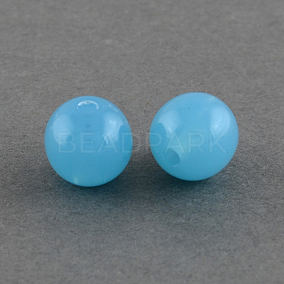 Imitation Jelly Acrylic Beads SACR-R836-10mm-12-1