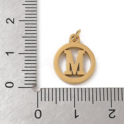 304 Stainless Steel Charms
with Jump Ring STAS-R001-02G-M-1