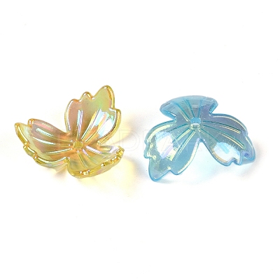 UV Plating Acrylic Beads Cap OACR-B025-01A-1