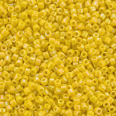 Frosted Glass Cylinder Beads SEED-S047-O-002-1