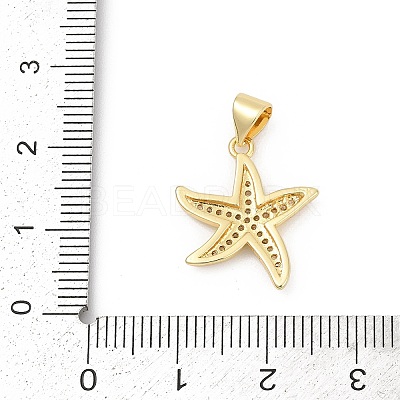 Brass Micro Pave Cubic Zirconia Pendants KK-D317-069G-1