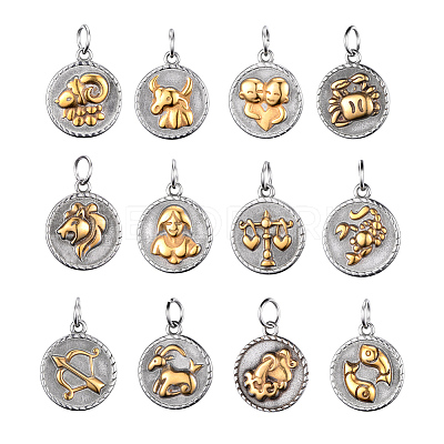 316 Surgical Stainless Steel Pendants STAS-S045-40-1