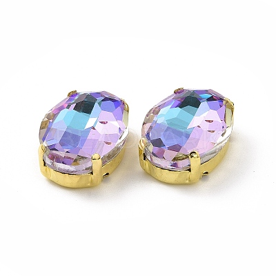 Oval Sew on Rhinestone DIY-E062-06G-A03-1
