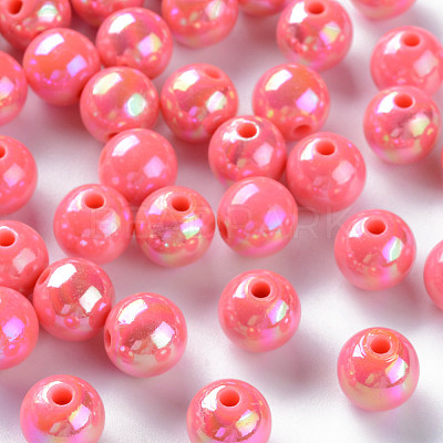 Opaque Acrylic Beads MACR-S370-D10mm-A04-1