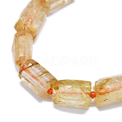 Heated Natural Citrine Beads Strands G-O170-113-1