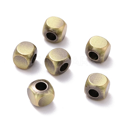 Tibetan Style Brass Beads KK-P214-03BAB-1