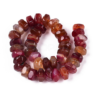 Natural Agate Beads Strands G-N356-01A-08-1