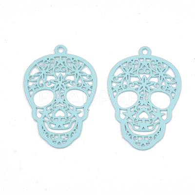 430 Stainless Steel Filigree Pendants LS-X-STAS-S108-23C-1