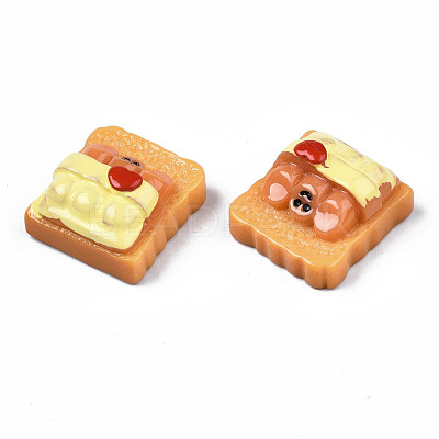 Opaque Epoxy Resin Cabochons CRES-S358-50-1