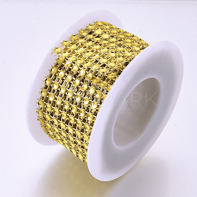 8 Rows Plastic Diamond Mesh Wrap Roll OCOR-N005-001A-1