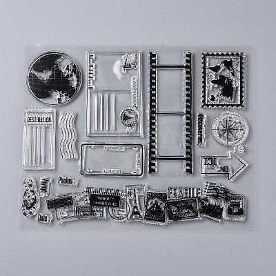 Plastic Stamps X-DIY-M010-A01-1