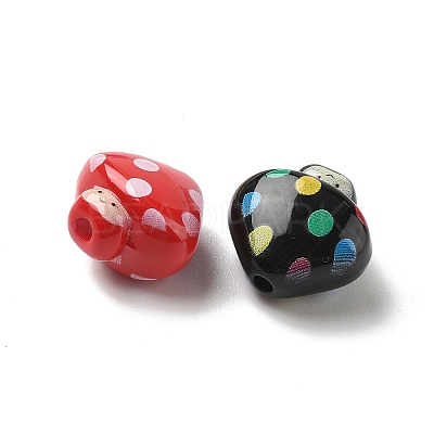 Opaque Acrylic Beads MACR-F085-01-1