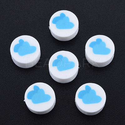 Handmade Polymer Clay Beads CLAY-N011-81F-1
