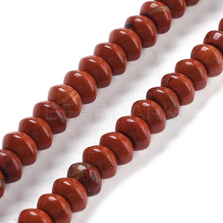 Natural Red Jasper Beads Strands G-P559-A17-01-1
