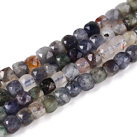 Natural Iolite Beads Strands G-N342-112B-1