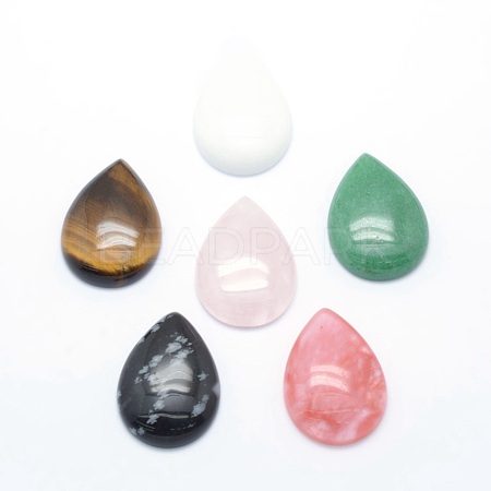 Natural & Synthetic Mixed Stone Cabochons G-P393-G-1