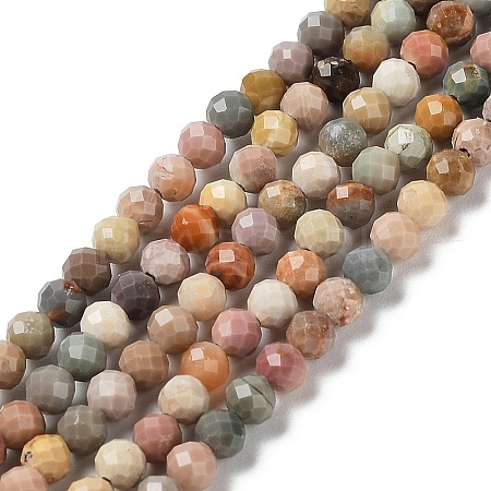 Natural Agate Beads Strands X-G-G991-A03-A-01-1