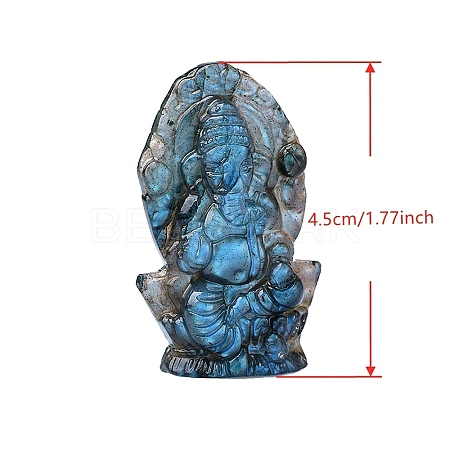 Natural Labradorite Carved Healing Figurines PW-WG34565-16-1
