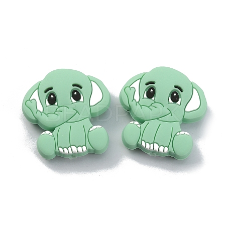 Food Grade Eco-Friendly Silicone Beads SIL-WH0010-02D-1