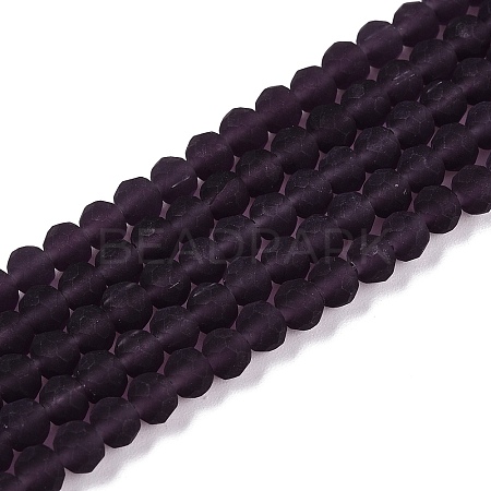 Transparent Glass Beads Strands EGLA-A044-T4mm-MD15-1