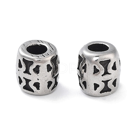 304 Stainless Steel Beads Hand Polished STAS-M057-42AS-01-1