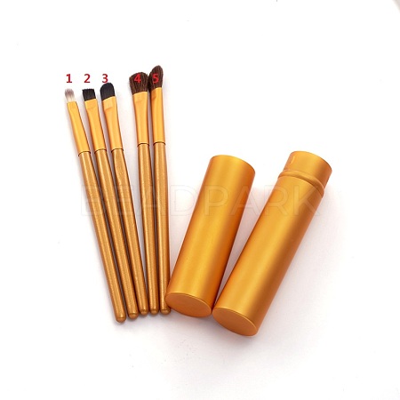 Artificial Fiber Horse Hair Eye Brush Set MRMJ-WH0060-08-1