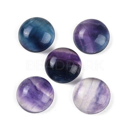 Natural Colorful Fluorite Cabochons G-I370-06B-1