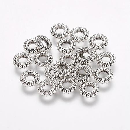 Tibetan Style Alloy Beads TIBEB-A12-3597-AS-LF-1