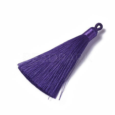Polyester Tassel Pendants FIND-I009-B26-1