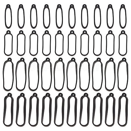 DELORIGIN 40Pcs 4 Style Anti-Lost Silicone Rings Holder SIL-DR0001-03-1