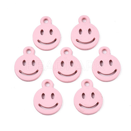 Spray Painted Alloy Charms X-PALLOY-T075-121C-RS-1