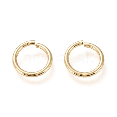Brass Open Jump Rings KK-L006-017A-G-1
