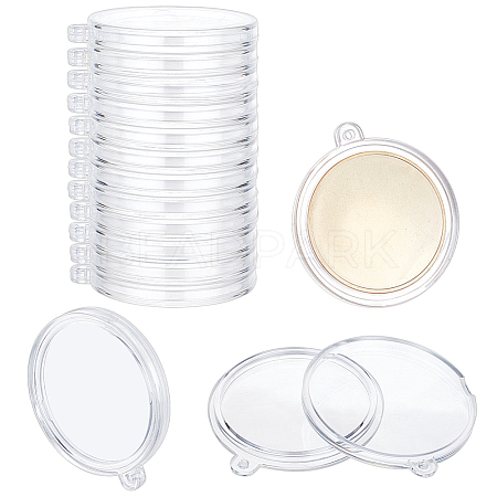 20Pcs Transparent Acrylic Big Pendants FIND-FG0002-10-1