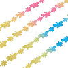 20 Yards Malan Flower and Butterfly Polyester Lace Trim OCOR-TAC0016-18H-3