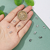 10Pcs Stainless Steel Push Gate Snap Keychain Clasp Findings FIND-HS0001-70-3