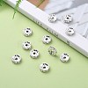 Iron Grade A Crystal Rhinestone Spacer Beads RB-A010-10MM-S-6
